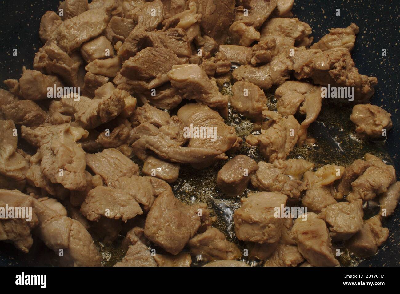 Curry della coscia del tacchino Foto Stock
