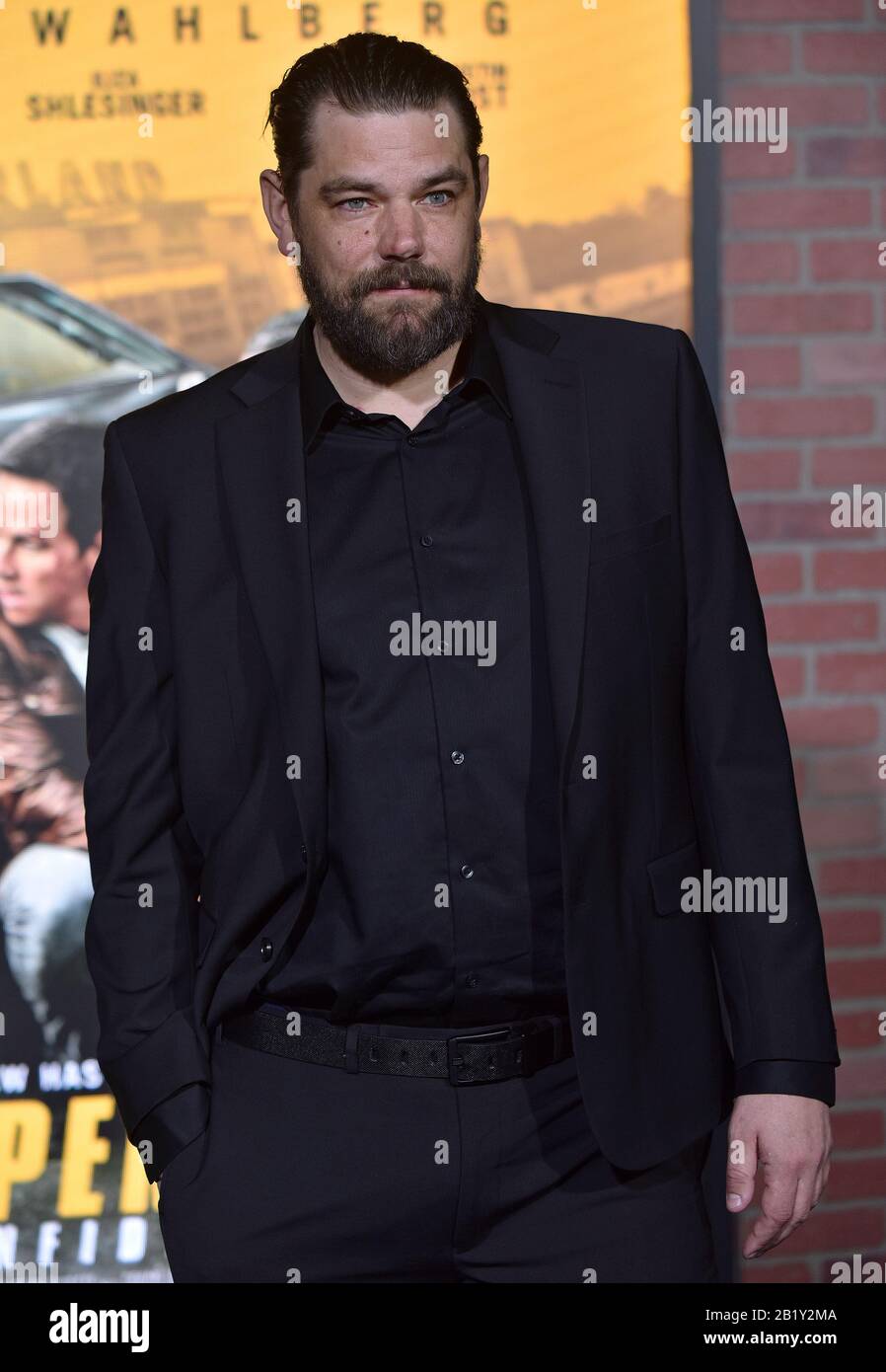 Los Angeles, Stati Uniti. 28th Feb, 2020. Kip Weeks arriva per la prima proiezione mondiale di 'Spenser Confidential' al Regency Village Theatre di Los Angeles, California, giovedì 27 febbraio 2020. Foto di Chris Chew/UPI Credit: UPI/Alamy Live News Foto Stock