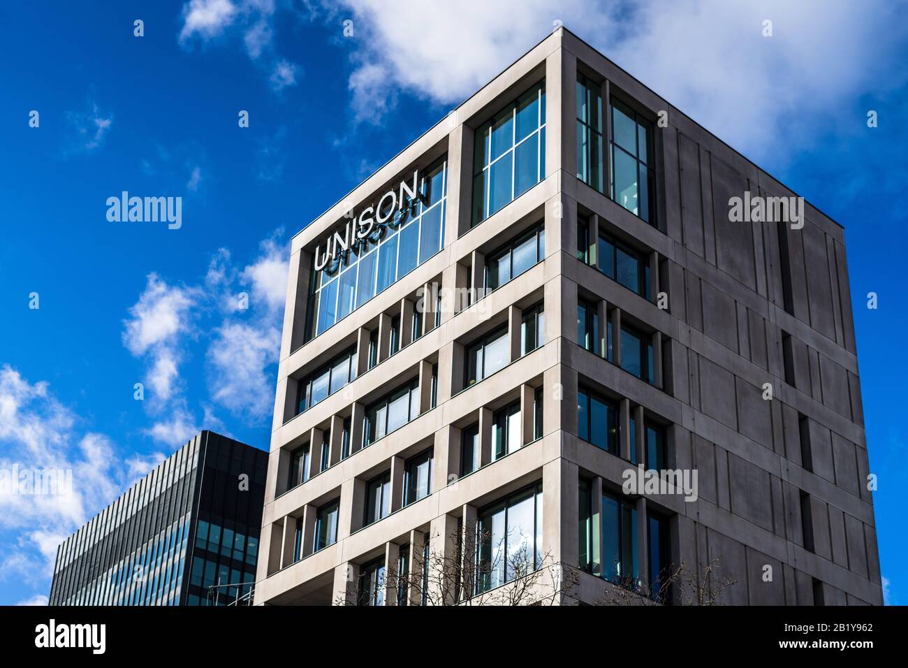 Unison Trade Union - La Sede Principale Dell'Unison Trade Union Di Euston Road, Londra, Regno Unito. Architetti Squire And Partners, Londra, 2011 Foto Stock