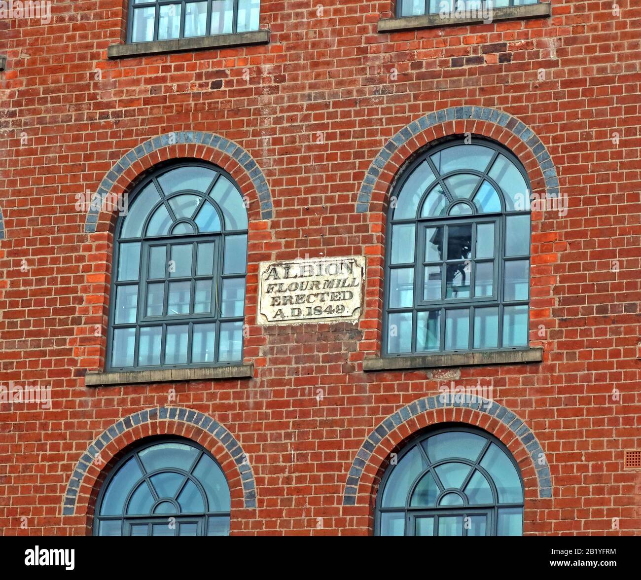 Albion Flour Mill, Walsall, Black Country, West Midlands, Inghilterra, Regno Unito (Smiths Flour Mill) Foto Stock