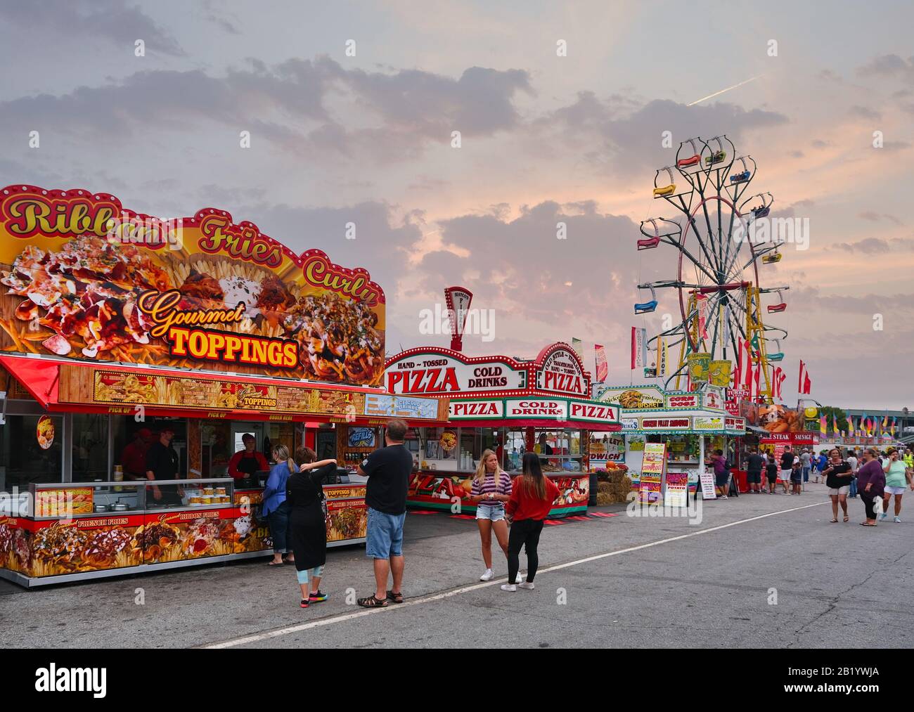 Fairway a Carnevale Foto Stock