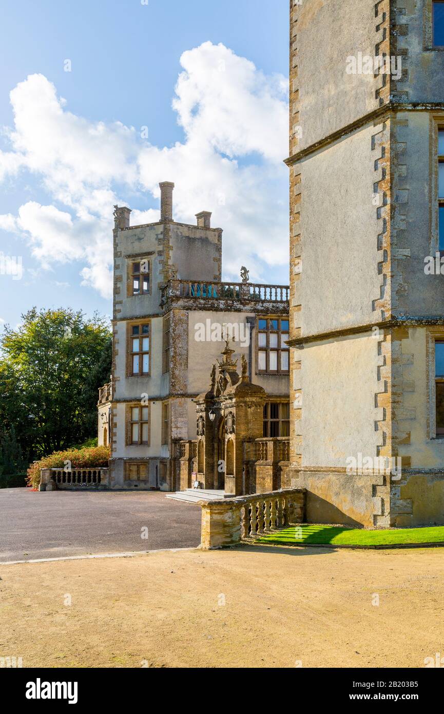 Sherborne 'New' Castle costruito nel 1594 da Sir Walter Raleigh, Sherborne, Dorset, Inghilterra, Regno Unito Foto Stock