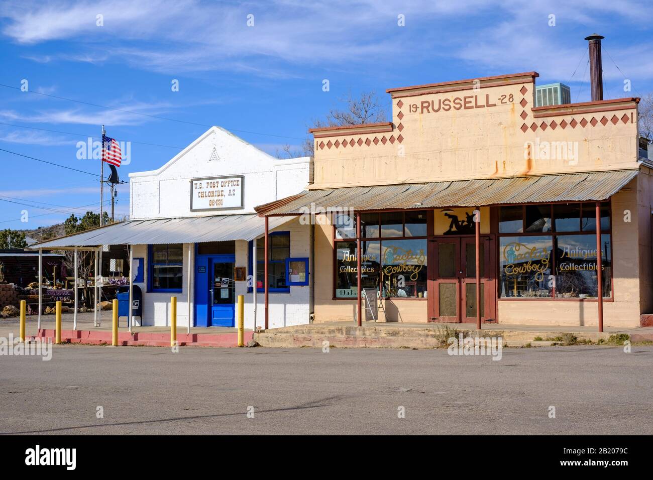 United States Postal Service, Post Office, Chloride, Arizona, 86031, Usa. Foto Stock