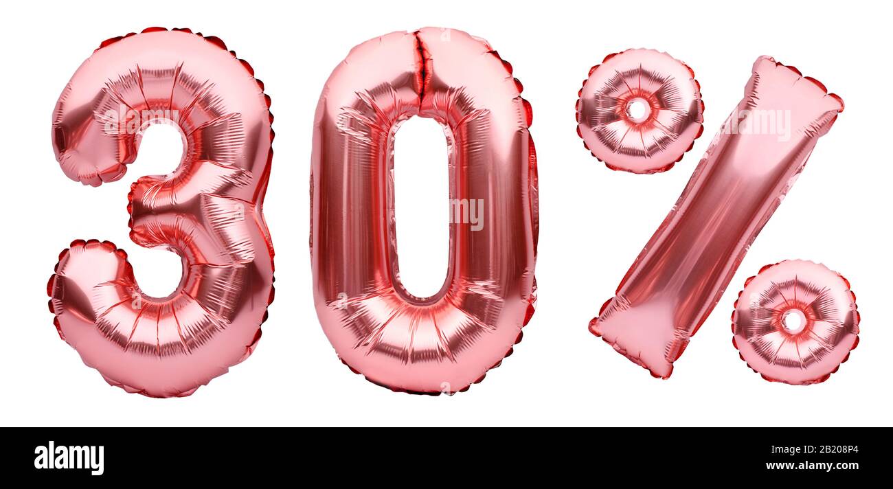 Palloncini 30° Compleanno Oro Rosa: 2 Numeri Giganti 40" E 6 Cuori 18" In Foil, Decorazione Con Elio Per Donna, Compleanno 30 Anni