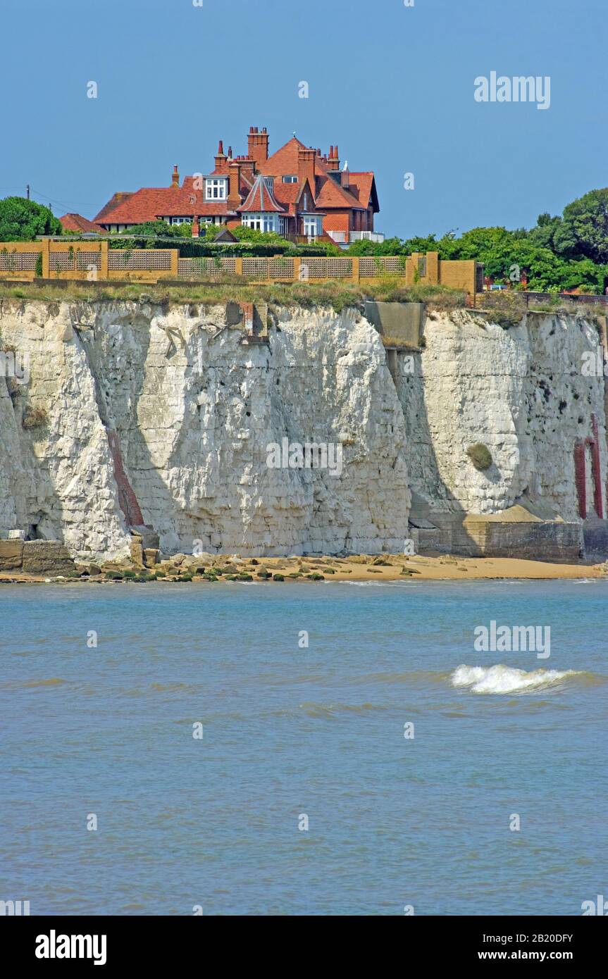 Stone Bay Cliff, Vicino A Broadstairs, Kent Foto Stock