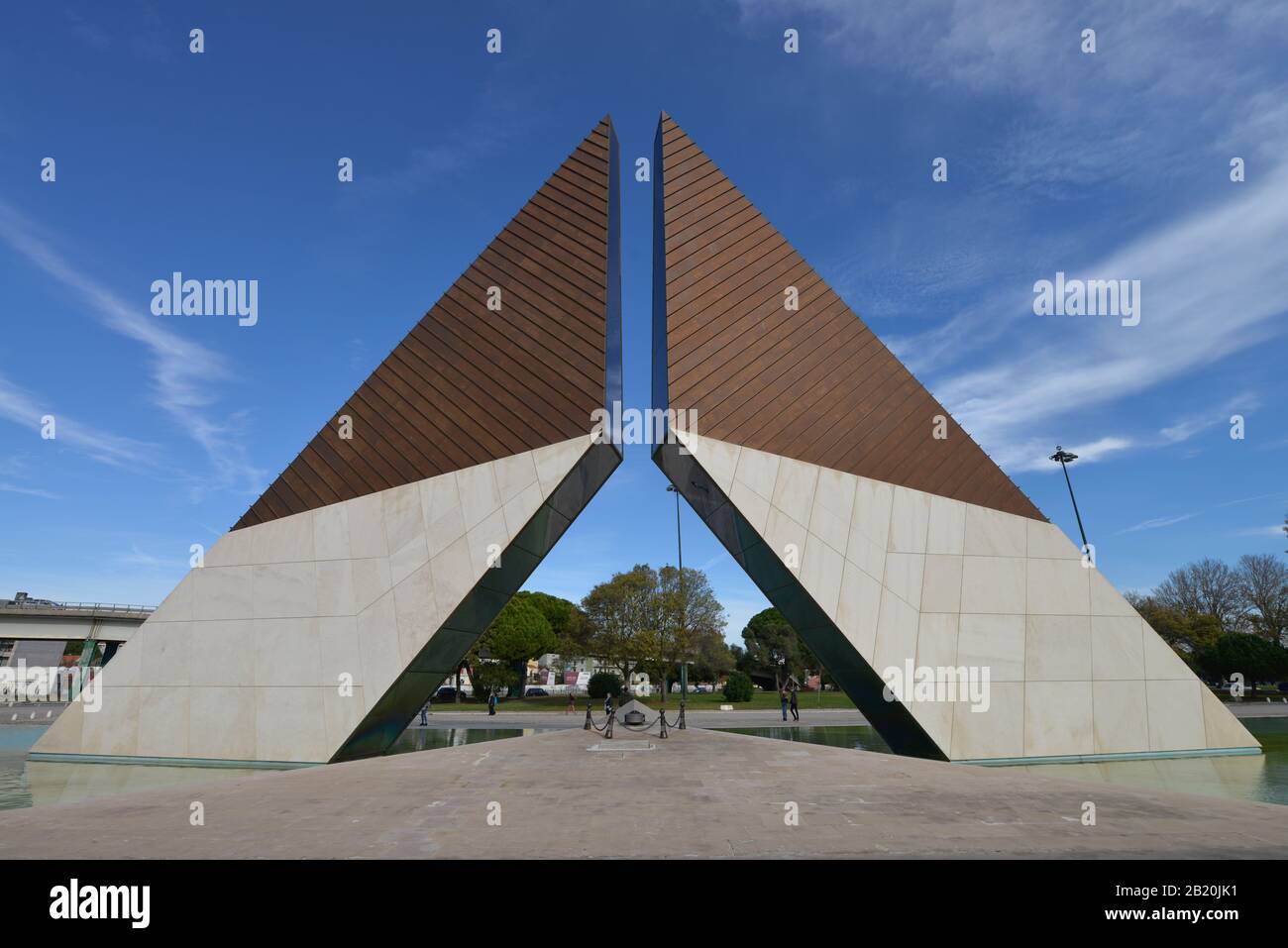 ´monumento aos Combatentes do Ultramar´, Belem, Lissabon, Portogallo Foto Stock