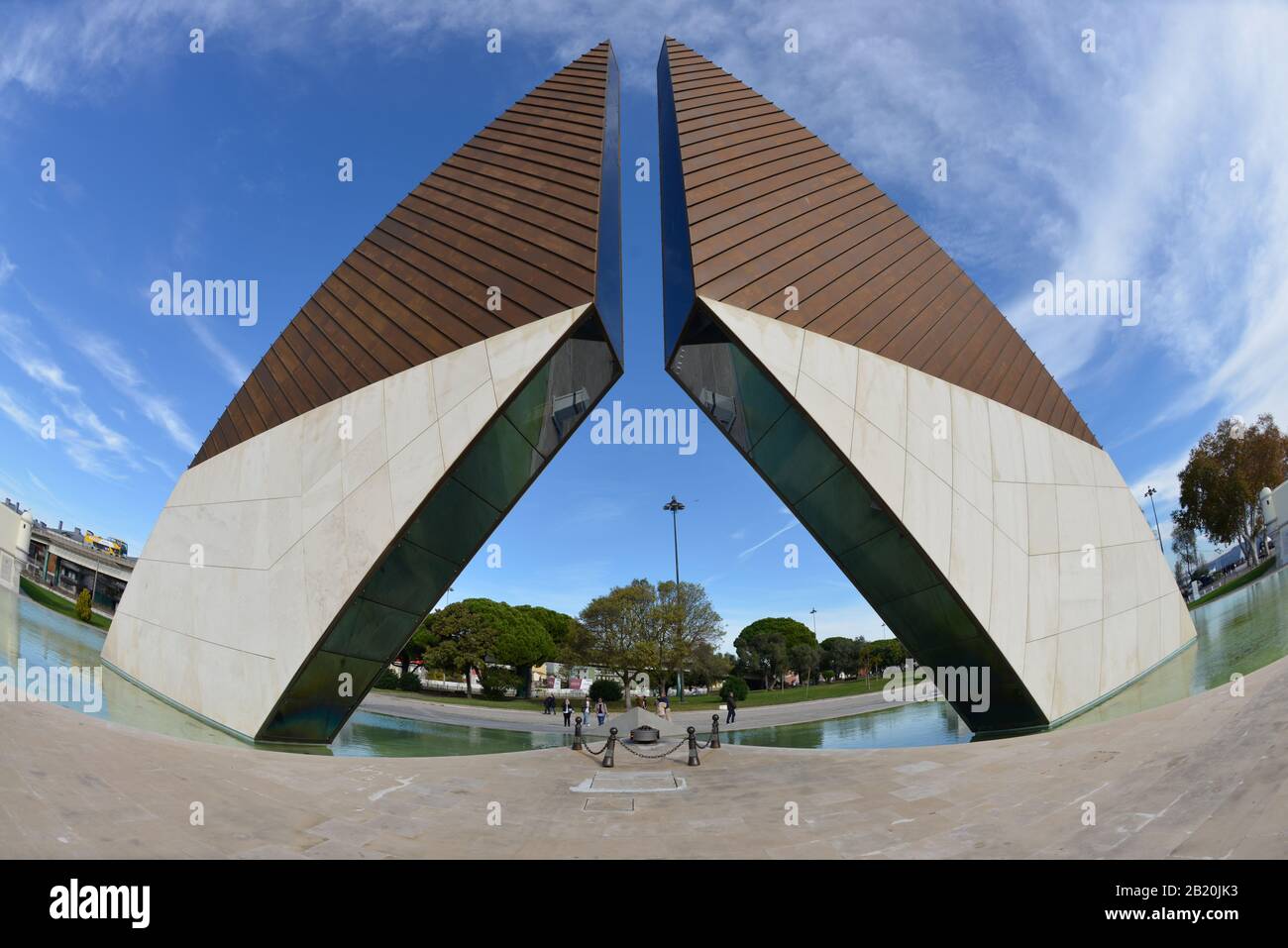 ´monumento aos Combatentes do Ultramar´, Belem, Lissabon, Portogallo Foto Stock