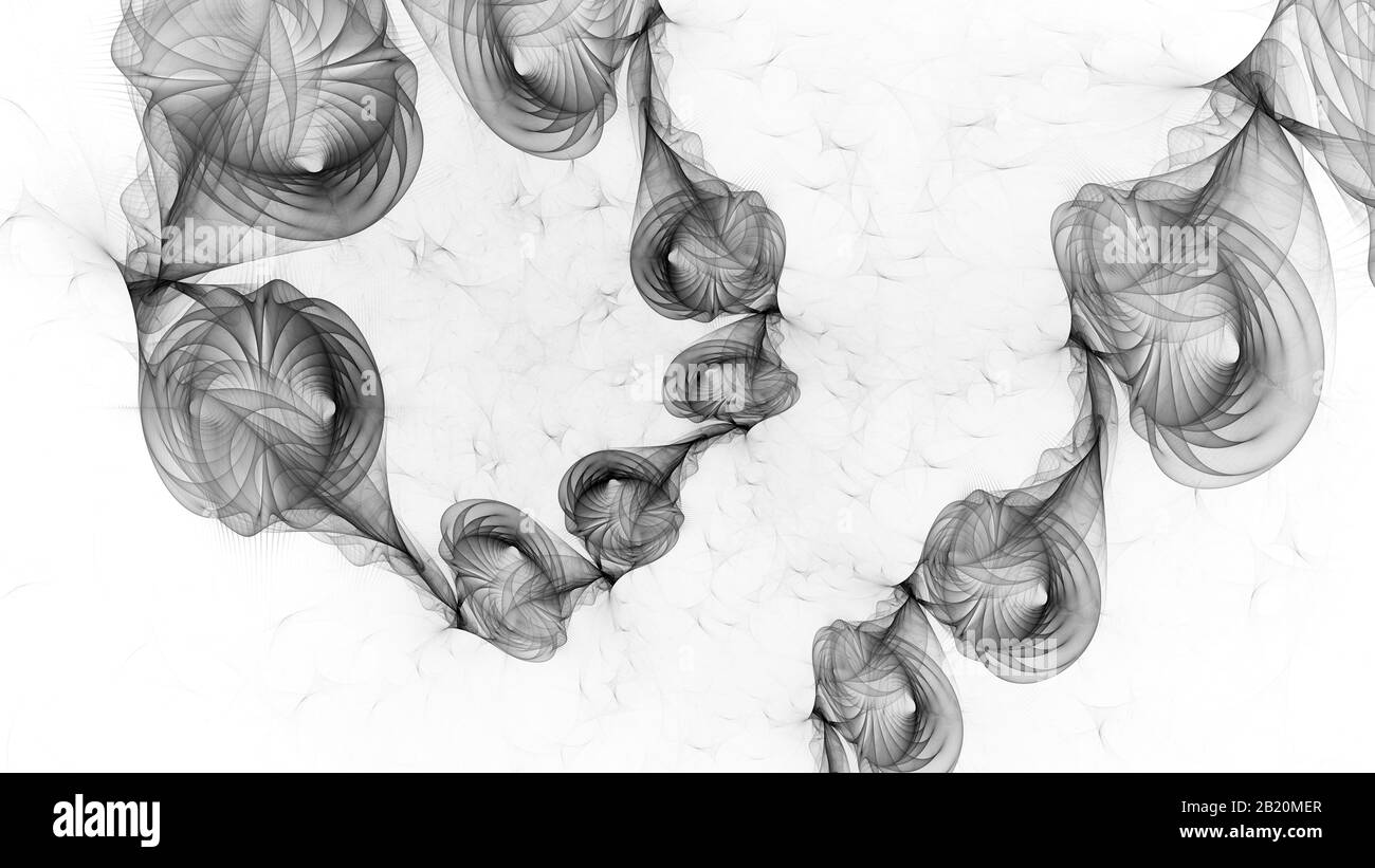 Materia oscura multidimensionale con singolarità, sfondo astratto generato dal computer, rendering 3D Foto Stock