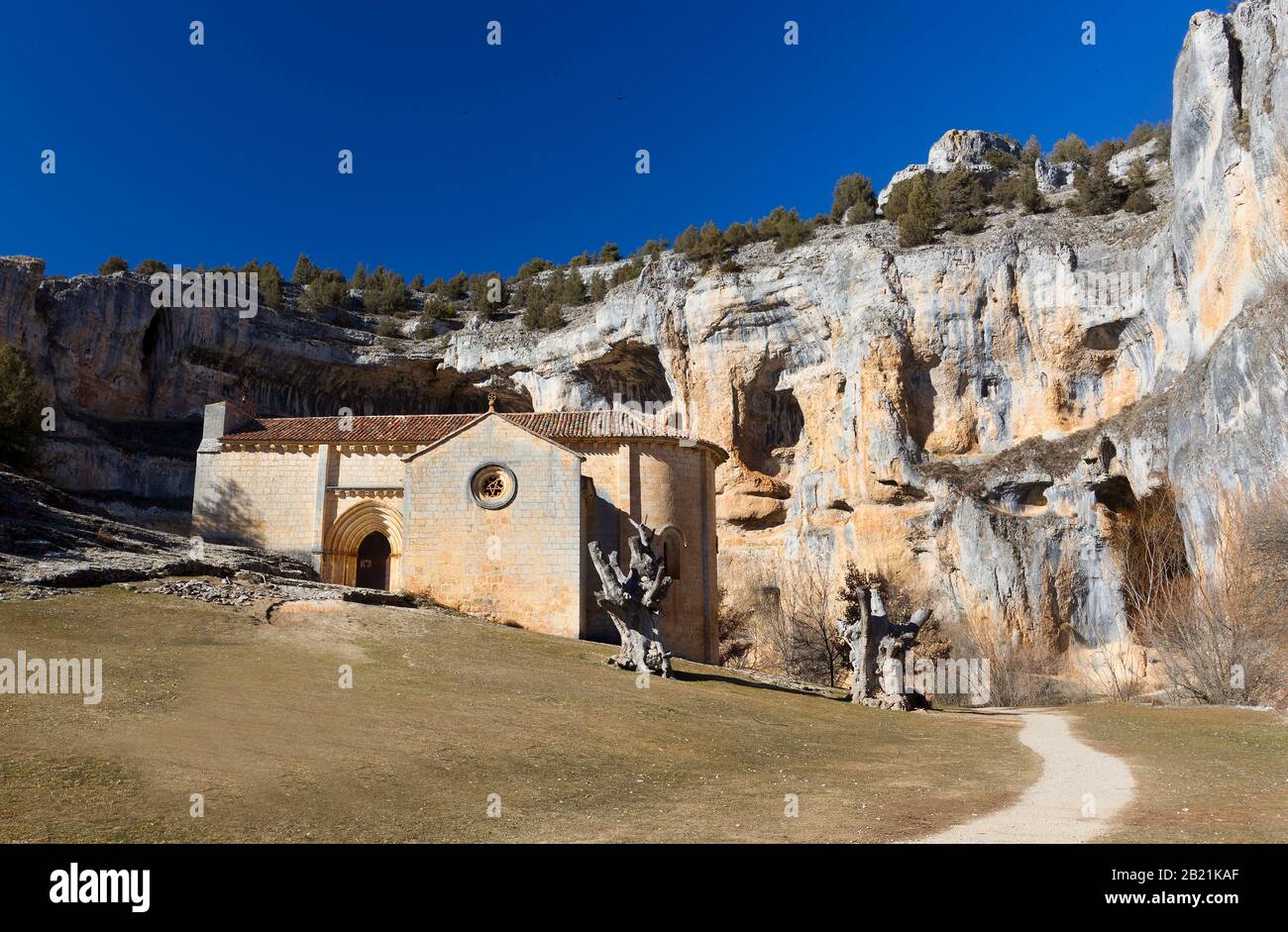 Rio Lobos canyon. Soria, provincia di Castilla y Leon. Spagna Foto Stock