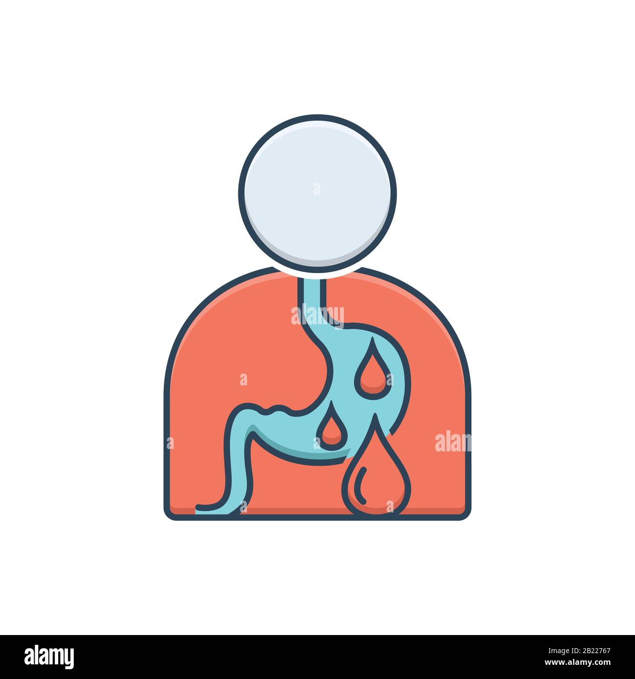 Icona di spurgo interno Illustrazione Vettoriale