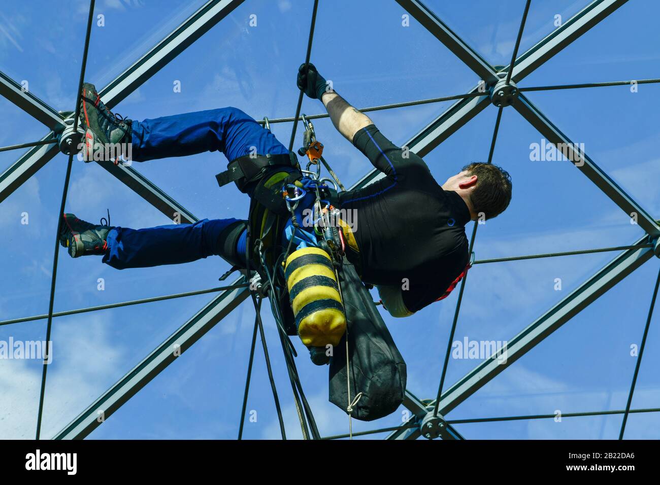 Gebäudereiniger Berlin Deutschland Foto Stock