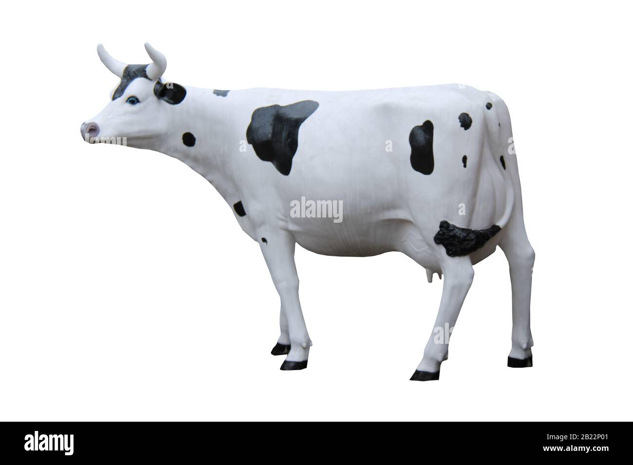 Un modello di dimensioni complete di una fattoria lattiera mucca. Foto Stock