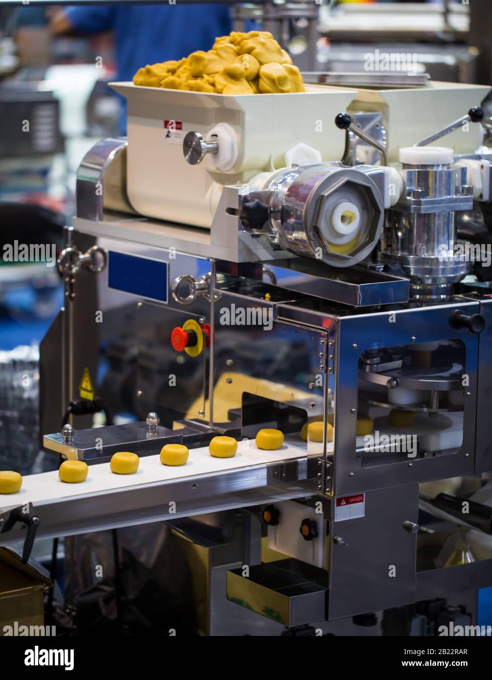 Sparticampo di pasta e macchina di pasta di rotounder Foto Stock