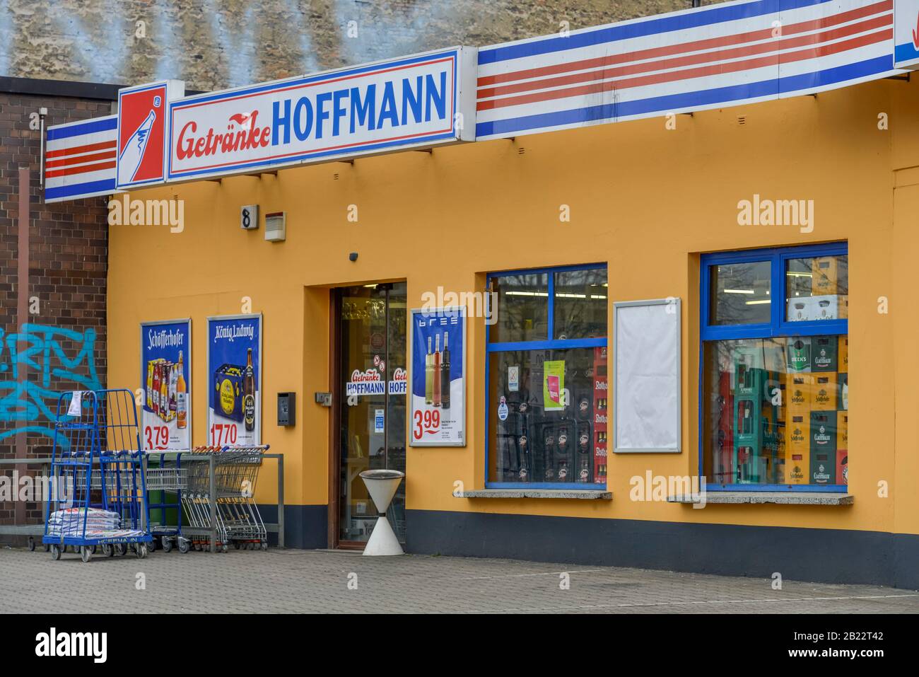 Getränke Hoffmann, Markstraße, Reinickendorf, Berlin, Deutschland Foto Stock