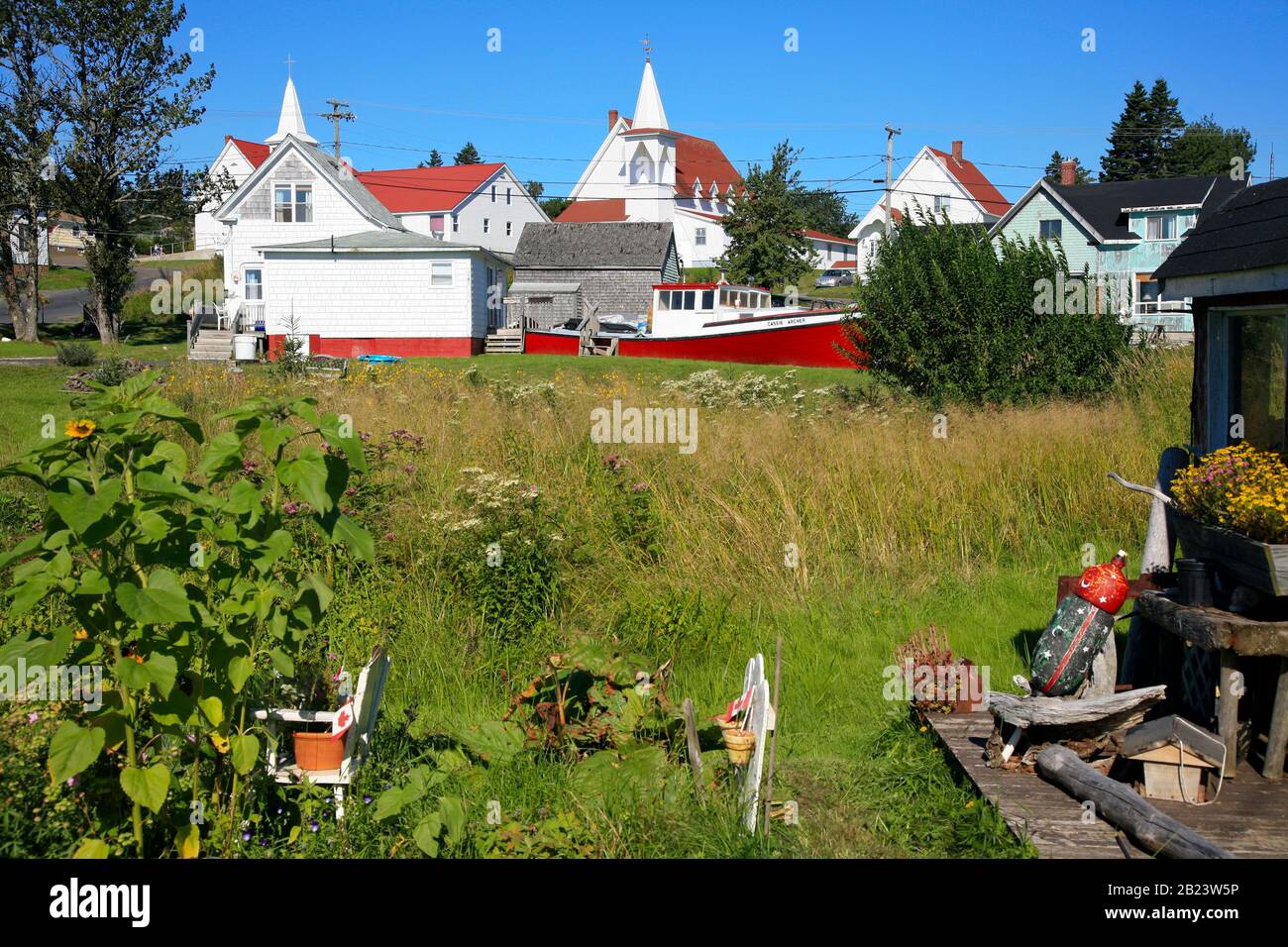 Grand Manan Island è una piccola isola della costa del New Brunswick sulla costa atlantica del Canada. Foto Stock