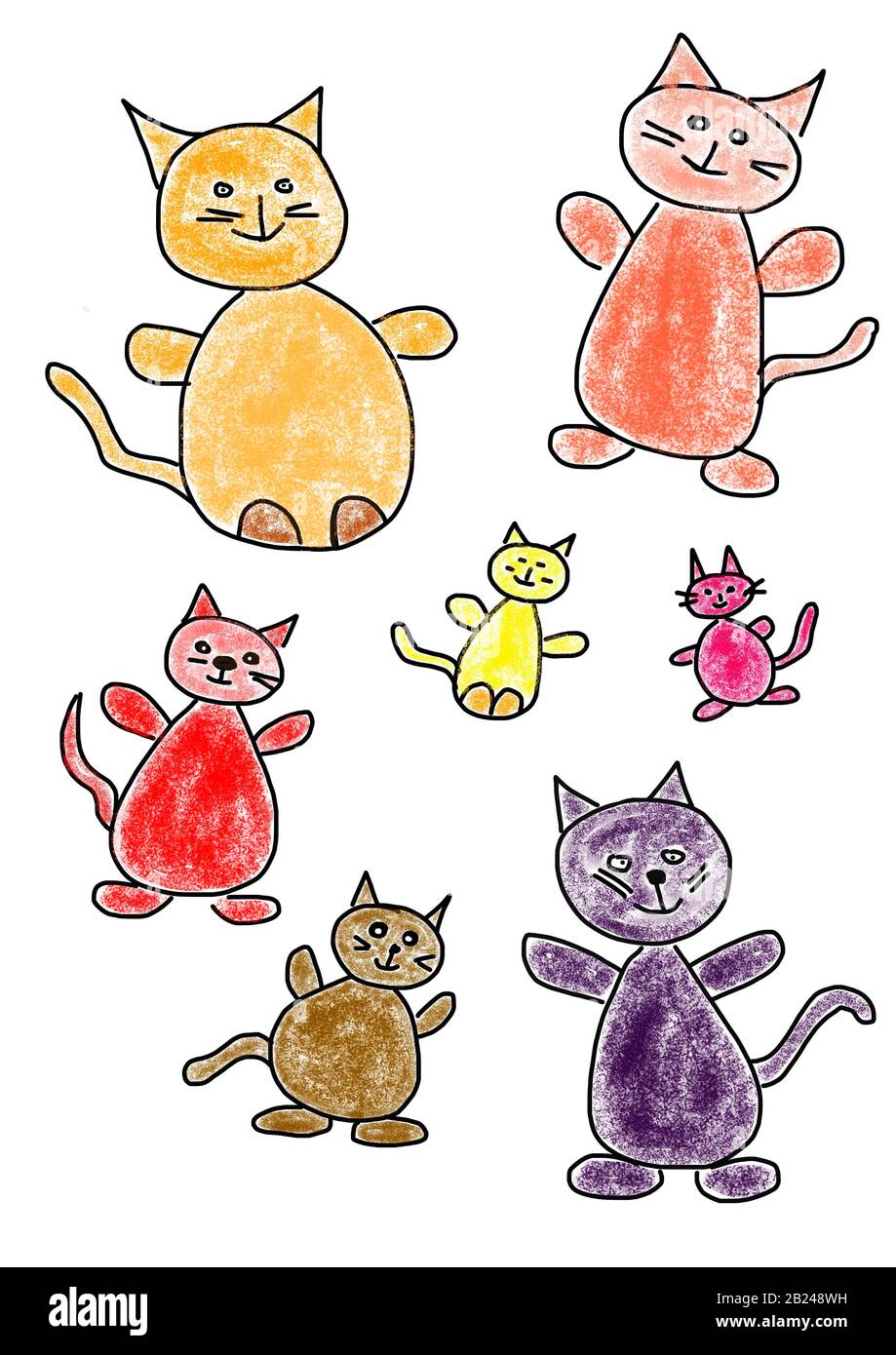 Disegno di gatti immagini e fotografie stock ad alta risoluzione - Alamy