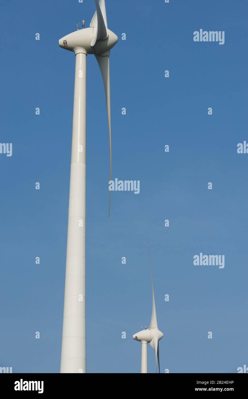 Enercon e-70 turbine eoliche Foto Stock
