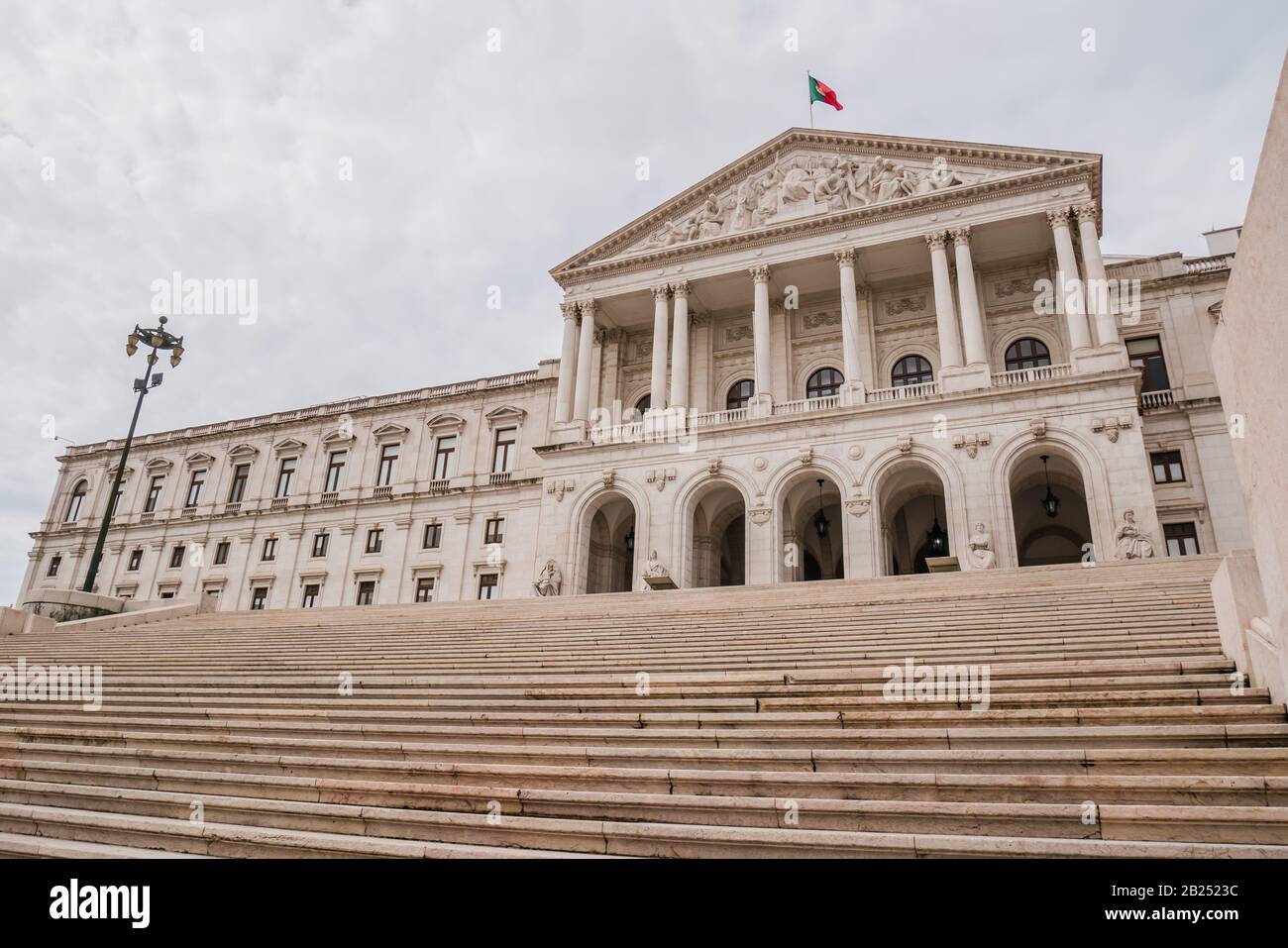 Il Palazzo di São Bento a Lisbona è sede dell'Assemblea della Repubblica portoghese, il parlamento del Portogallo. Originariamente costruito nel 1598, São ben Foto Stock
