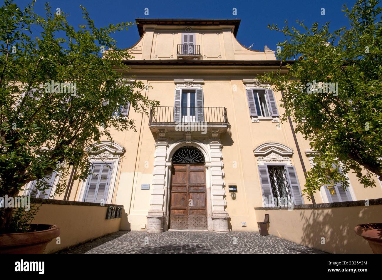 Palazzo del Drago (1746, ex residenza estiva dei principi del Drago), Castel Gandolfo, Lazio, Italia Foto Stock