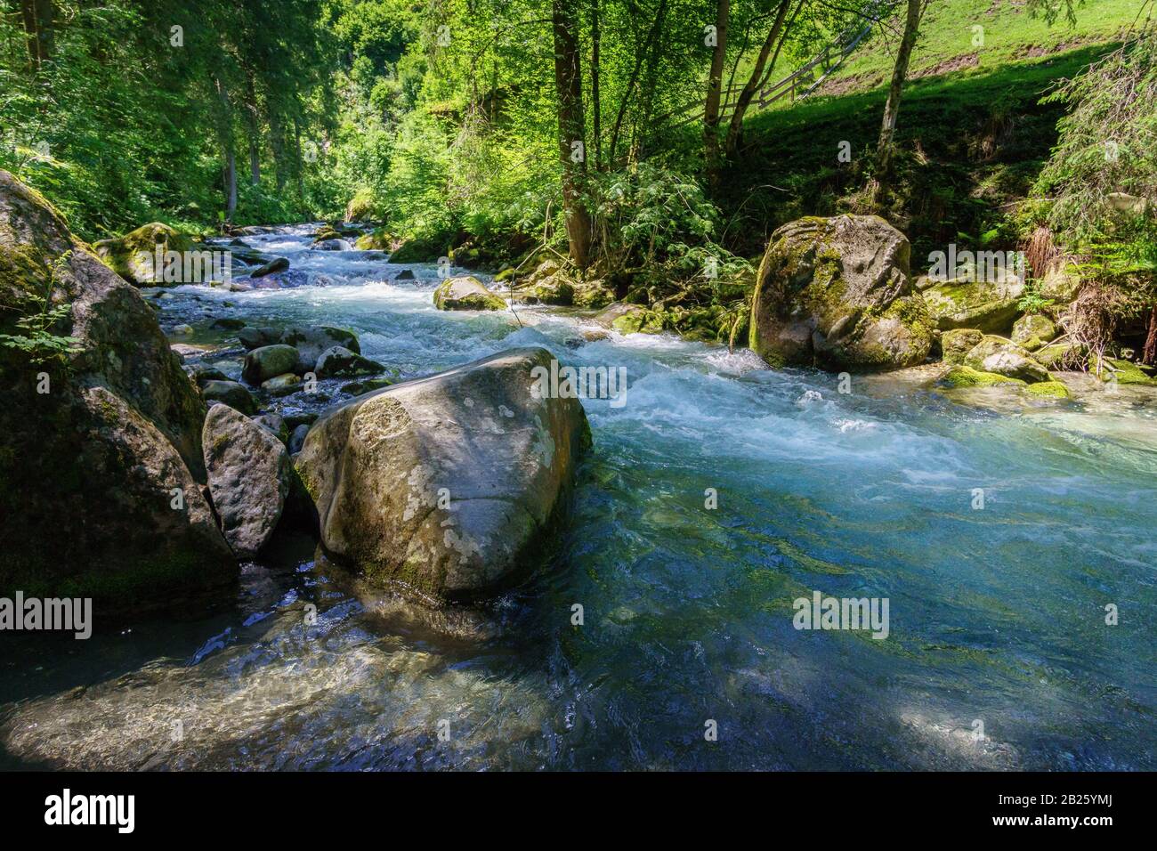 Gilfenklamm Vicino A Sterzing Alto Adige Foto Stock