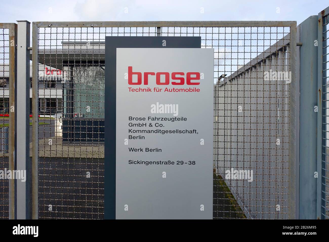 Brose Fahrzeugteile GmbH & Co. KG, fornitore automobilistico, azienda a conduzione familiare Foto Stock
