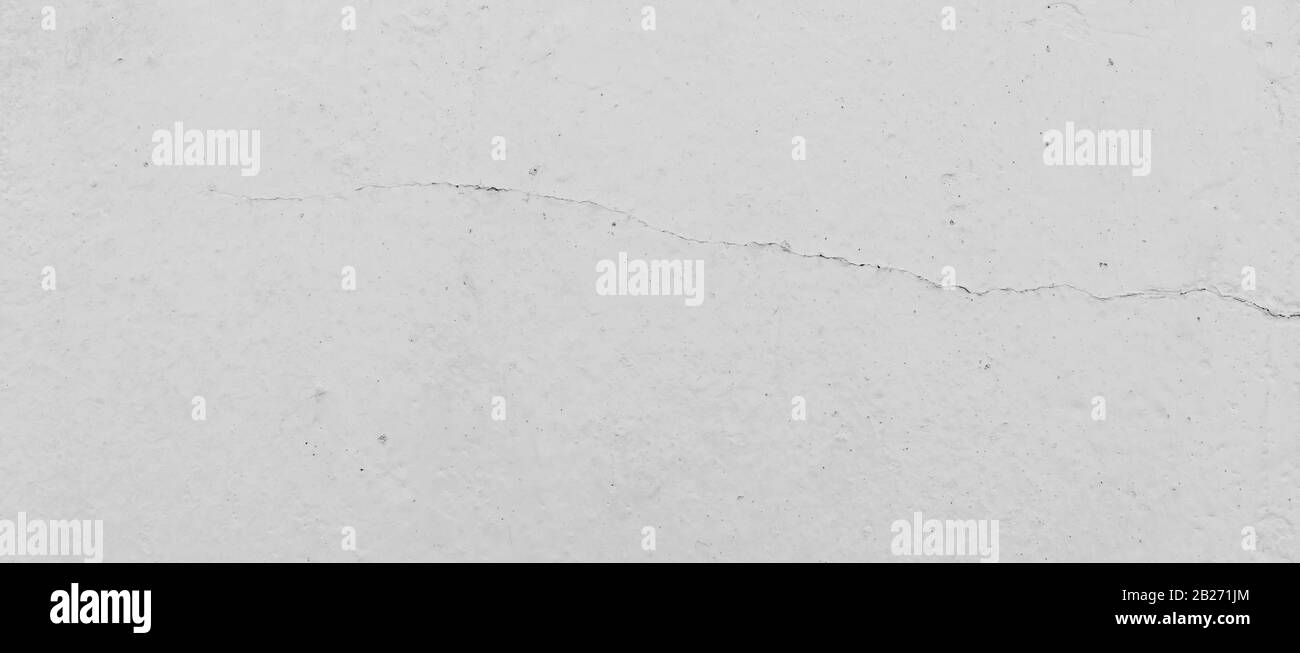 muro bianco e cemento sporco texture e sfondo con spazio copia. Foto Stock