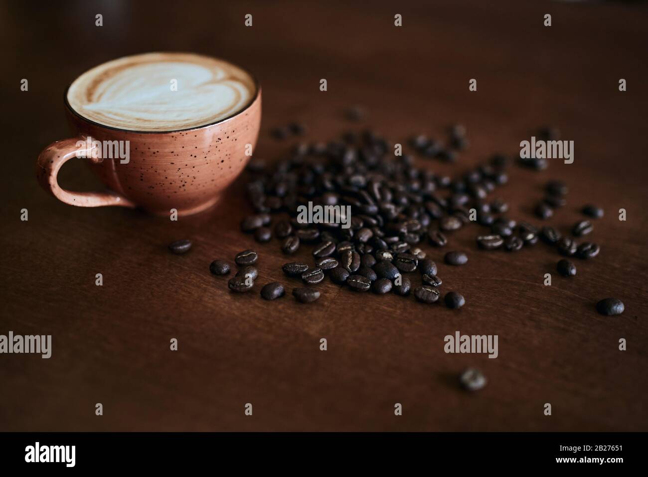 caffè ben preparato per la prima colazione. caffè di buona qualità a prezzi convenienti Foto Stock