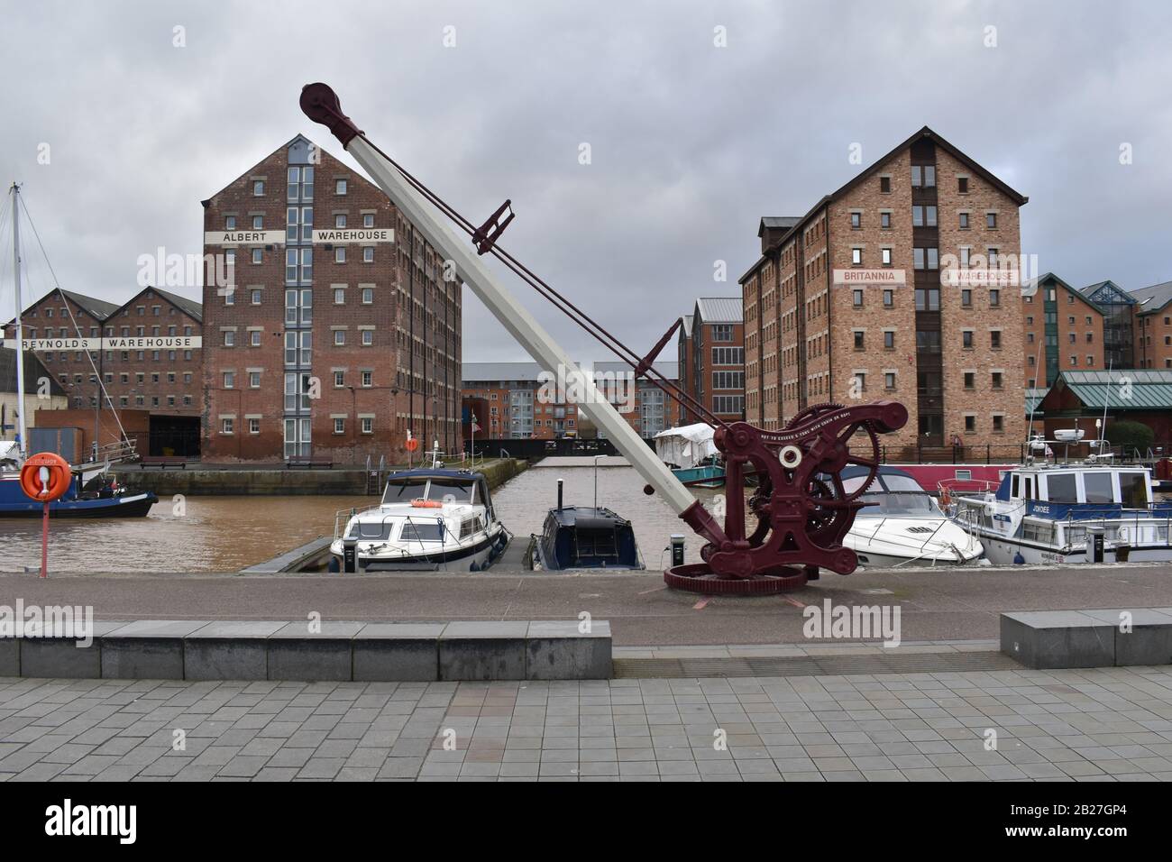 Gloucester Docks, Regno Unito Foto Stock