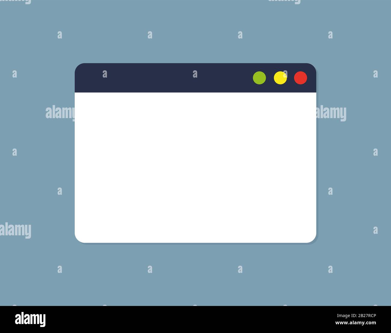 Finestra del browser Immagini Vettoriali Stock - Alamy