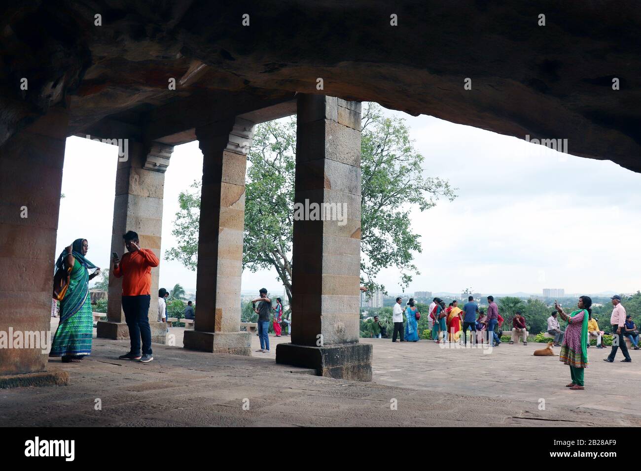 Bhubaneswar, Odisha in India il 30 ottobre 2018 - Grotta di udaygiri a Bhubaneswar in odisha, India. Luogo storico di Odisha. Foto Stock