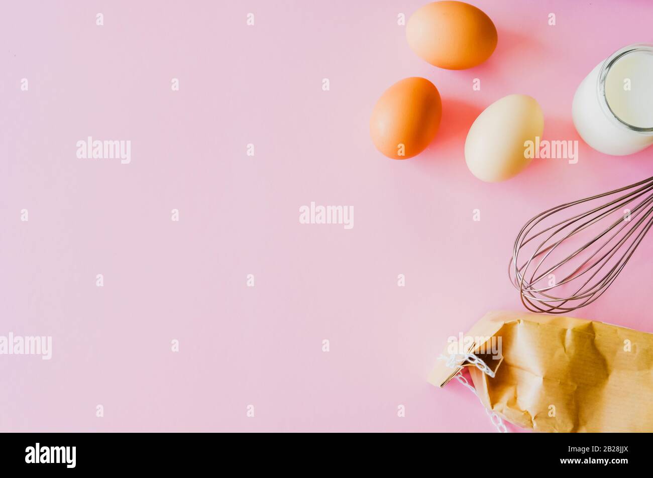 Cottura ingredienti sfondo. Foto Stock