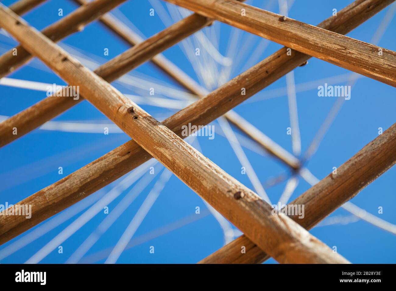 Mulino a vento tradizionale e storico Sa Planeta, Molí de Sa Planeta, nella città di Andratx, Maiorca, Isole Baleari, Spagna, Europa Foto Stock
