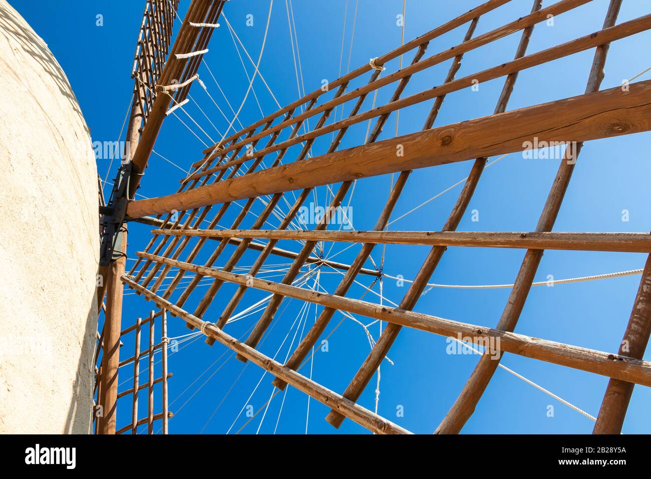 Mulino a vento tradizionale e storico Sa Planeta, Molí de Sa Planeta, nella città di Andratx, Maiorca, Isole Baleari, Spagna, Europa Foto Stock