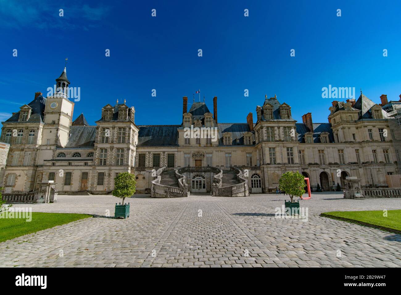 Château De Fontainebleau, Parigi, Francia Foto Stock