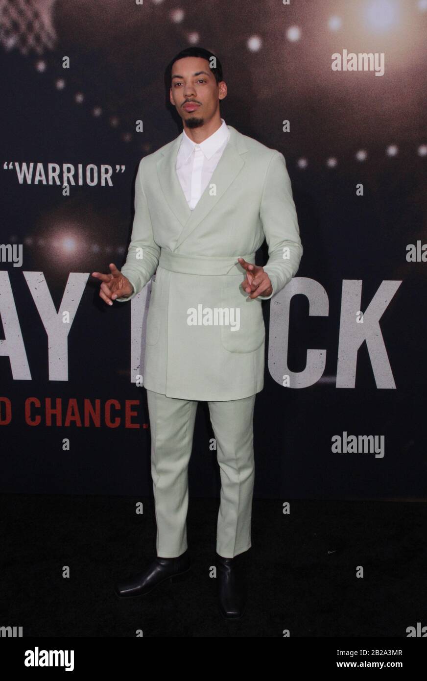 Los Angeles, Stati Uniti. 1st Mar 2020. Melvin Gregg 03/01/2020 la prima mondiale del 'The Way Back' tenutasi al L.A. Live Regal Cinemas A Los Angeles, California Photo By Izumi Hasegawa/Hollywoodnewswire.net Credit: Hollywood News Wire Inc./Alamy Live News Foto Stock