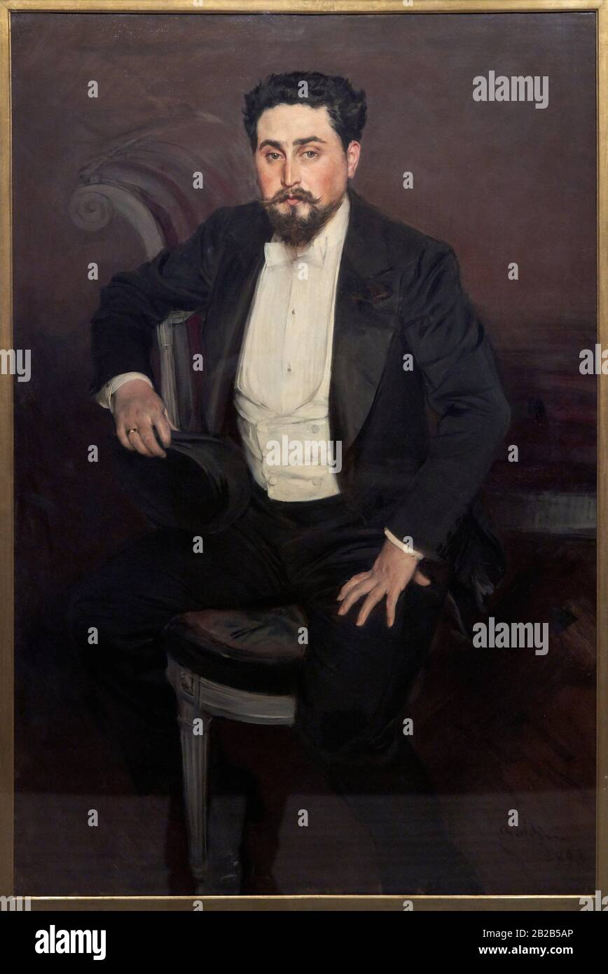 ''René Cole in abito serale'', 1893, Giovanni Boldini (1842-1931) Foto Stock