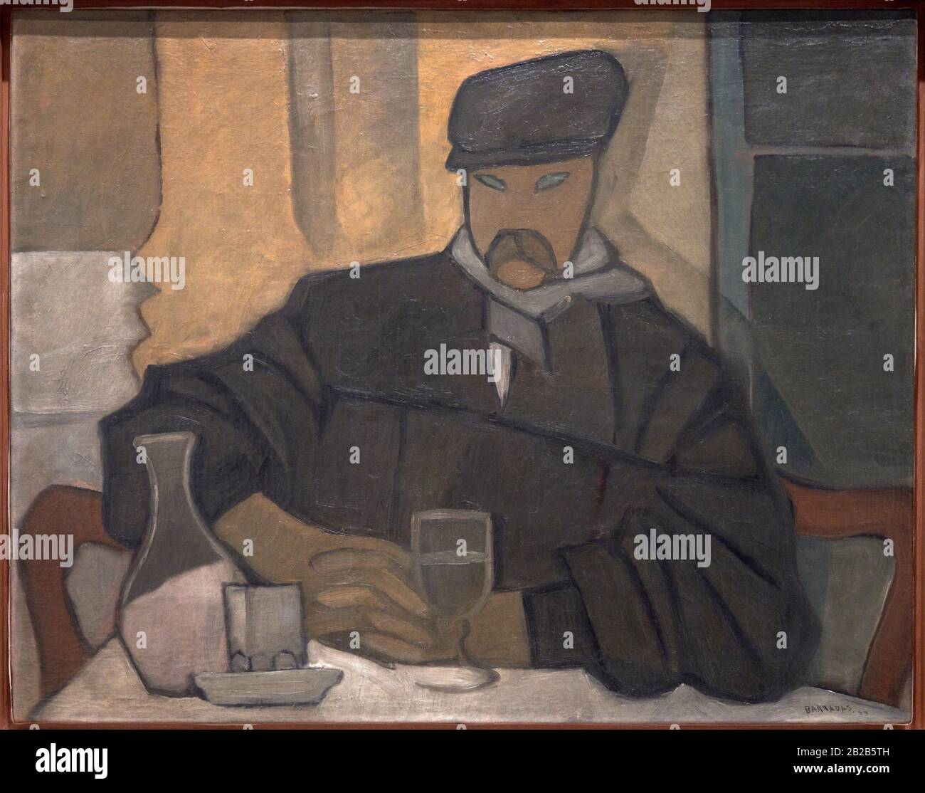 ''Man in Café (Atocha)'', 1923, Rafael Barradas (1890-1929) Foto Stock