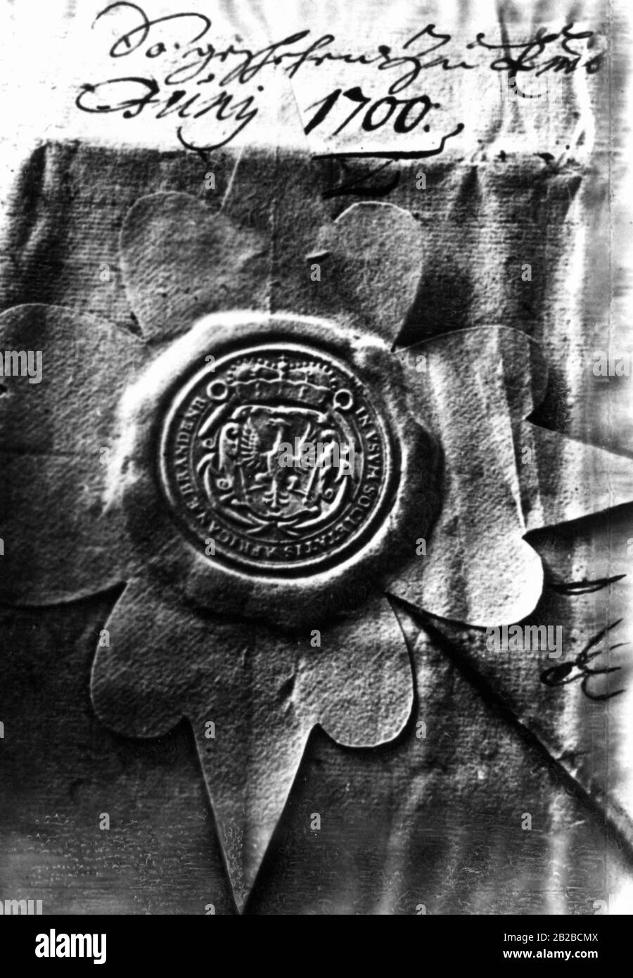 Sigillo della società Brandeburgo-Africana a Emden. Foto Stock