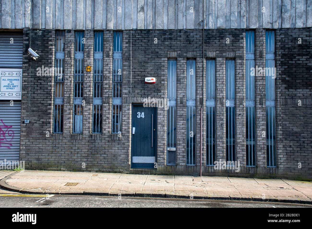Un edificio insolito nel centro di Glasgow, in Scozia Foto Stock