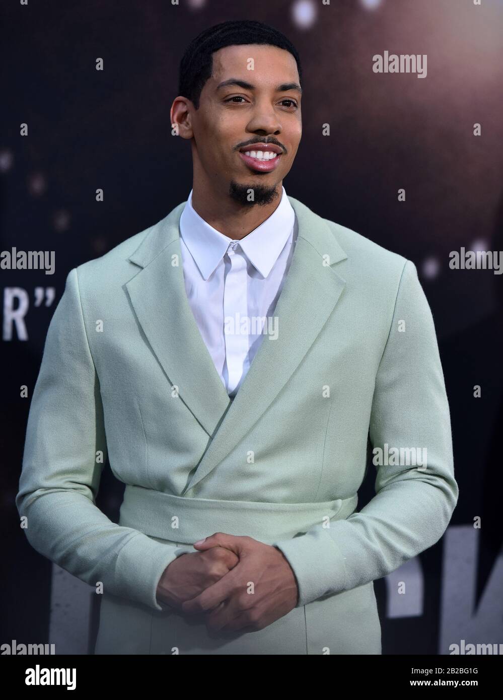 Los Angeles, Stati Uniti. 02nd Mar, 2020. Melvin Gregg arriva per la prima proiezione mondiale di 'The Way Back' al Regal LA LIVE a Los Angeles, California, domenica 1 marzo 2020. Foto di Chris Chew/UPI Credit: UPI/Alamy Live News Foto Stock