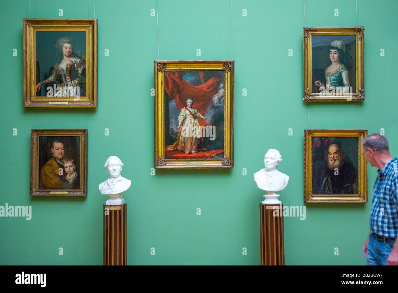 Mosca, Russia, Capolavori dell'arte russa nella Galleria Tretjakov Foto Stock
