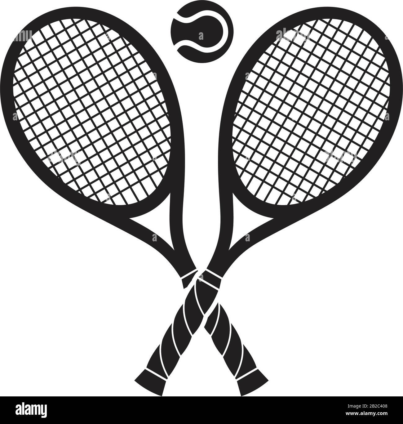 Racchetta da tennis con icona a forma di segno di palla colore nero modificabile. Racchetta da tennis con icona a forma di palla segno segno Infinito simbolo a forma di vettore piatto illustrazione Illustrazione Vettoriale