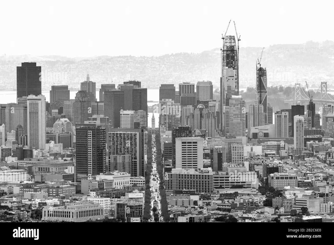 Skyline Di San Francisco, California, Stati Uniti D'America. Foto Stock