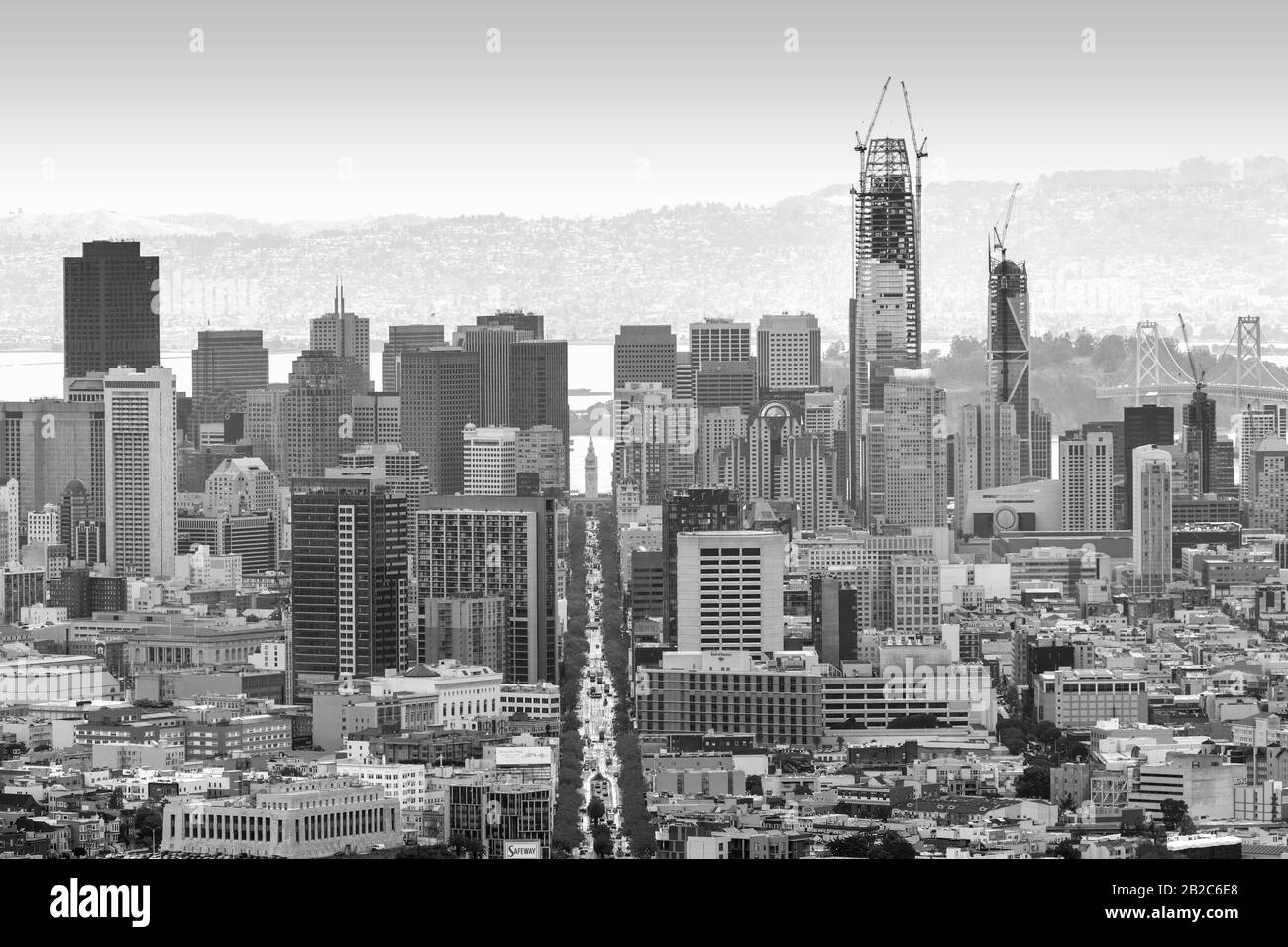 Skyline Di San Francisco, California, Stati Uniti D'America. Foto Stock