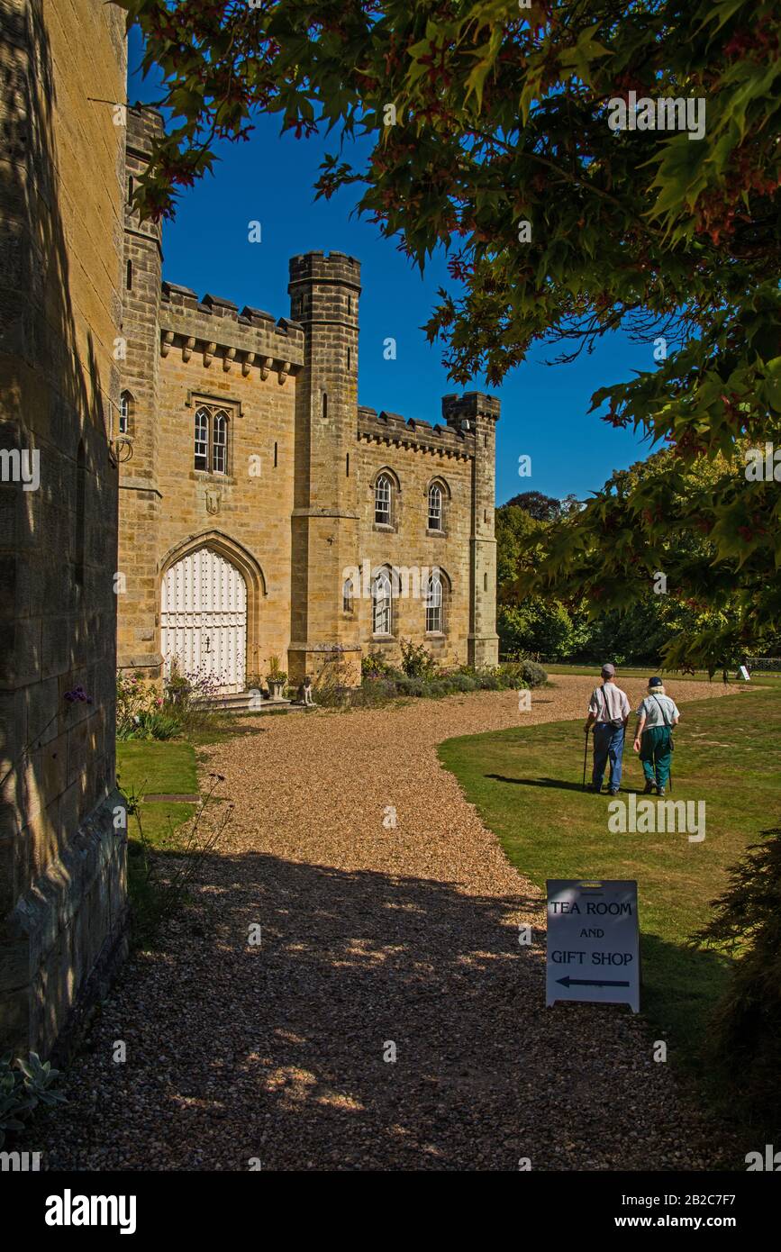 Chiddingstone Castle, Chiddingstone, Kent Foto Stock