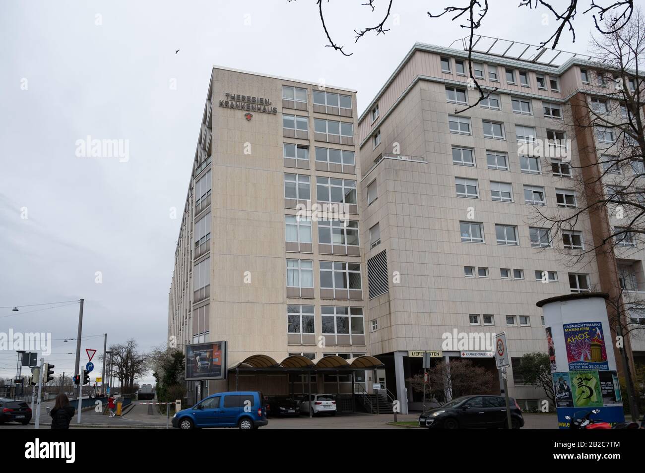 Gesundheit, Deutschland, Mannheim, Oststadt, Theresien Krankenhaus. Das Sozialministerium Baden-Würtemberg meldet Coronavirus Foto Stock