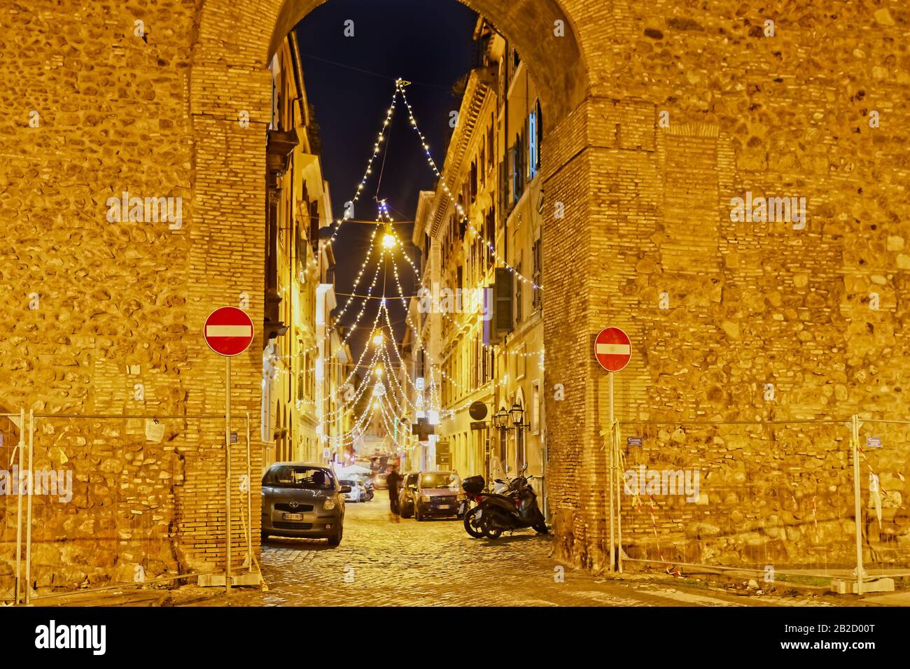 Via Vicolo D'Orfeo Foto Stock