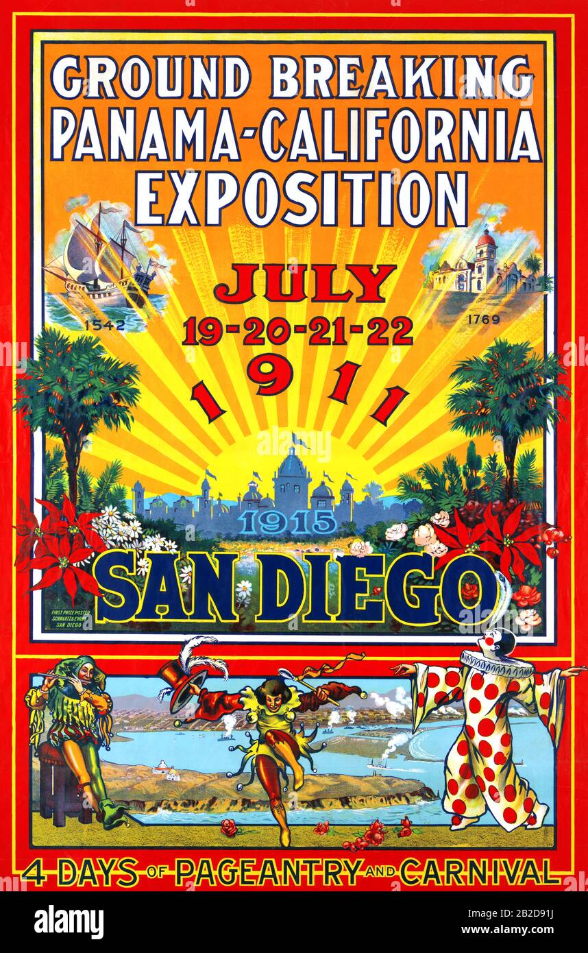 Fiera di Panama-California Foto Stock