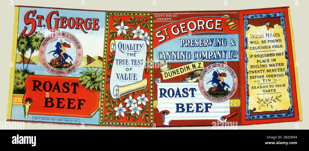 St. George Roast Manzo Foto Stock