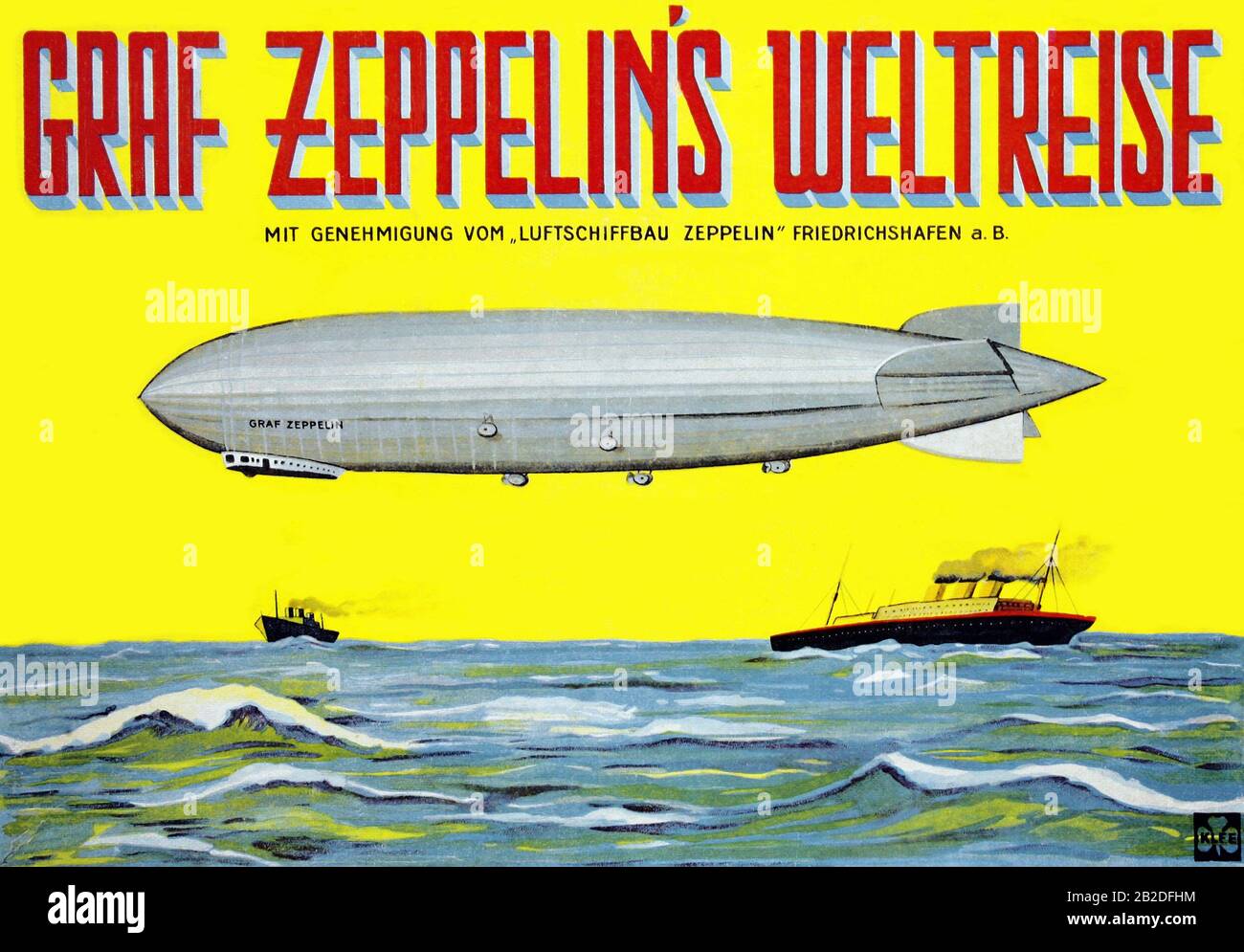 Il Weltreise Di Graf Zeppelin Foto Stock